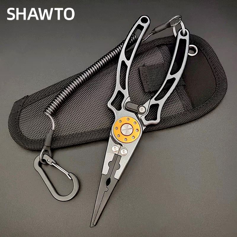 Fishing Equipment Cheap - Shawto 20cm Aluminum Fishing Pliers Saltwater