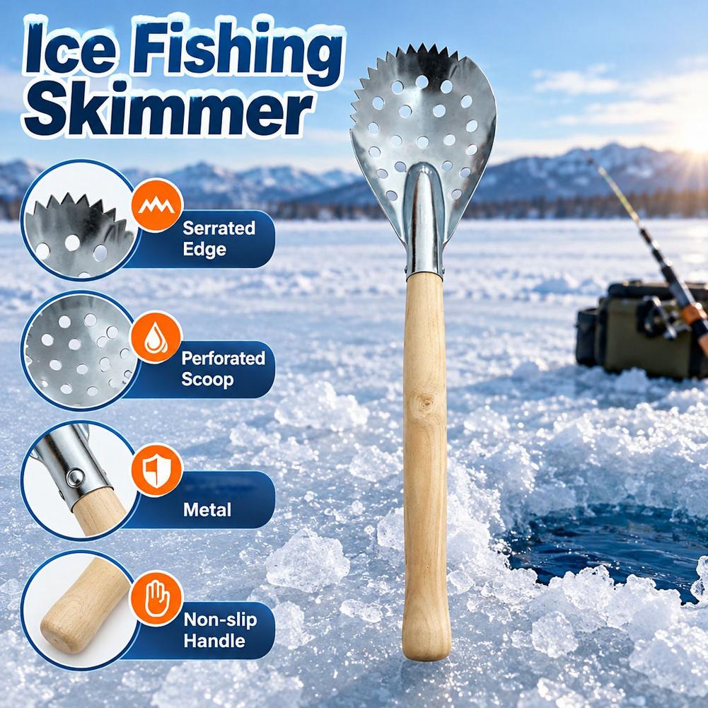 Ice Fishing Skimmer Slush Scoo - Fishing Equipment Cheap 评论和价格