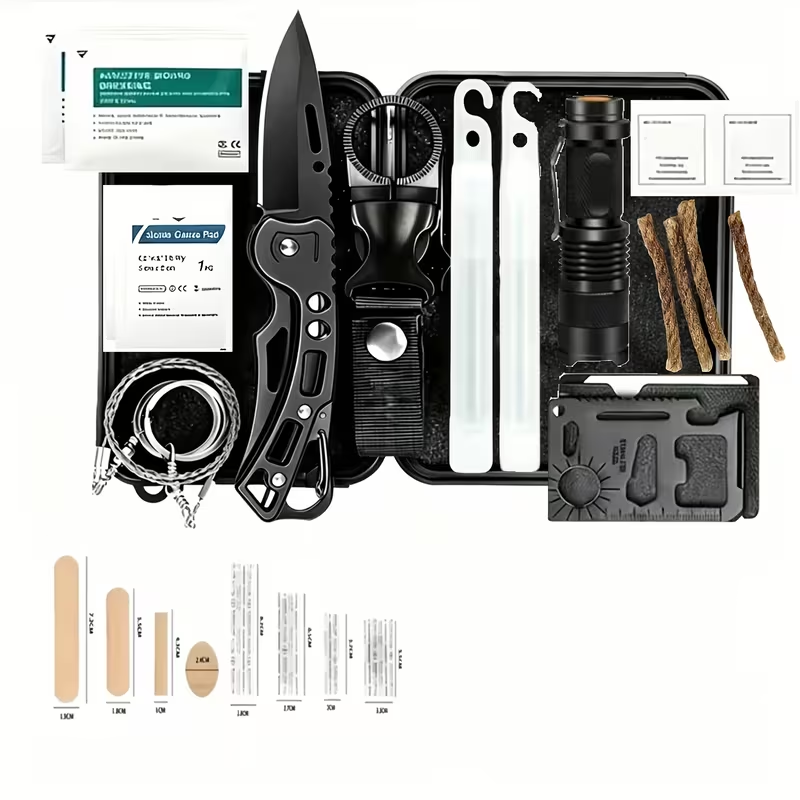 62-in-1 survival equipment set - Fishing Equipment Essentials 评论和价格